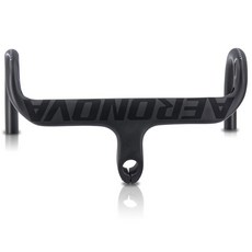 Ycyctrek 통합 핸들바 로드 바이크 카본 파이버 에어로 31 8mm 400 90mm UD 매트 자전거 레이싱, 440 100mm, AE Bla UD Matte