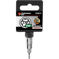 퍼포먼스 툴 W38825 드라이브 T25 스타비트 소켓 38, T-10, 1개
