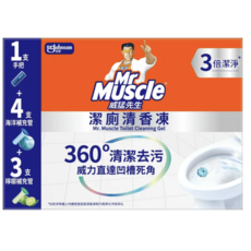 威猛先生潔廁清潔香凍，360度清潔，長效清新，多種香味選擇, 266g, 1箱