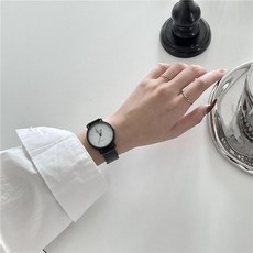 LOLITA Uzzang 韓風簡約夜光學生情侶石英錶