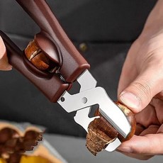 껍질제거 까는 전용가위 주방도구 호두 밤송이 양손잡이 견과류 스테인리스날, 1개, 브라운