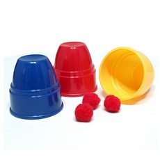 [유매직][컵앤볼] 컵을 통과하는작은공 컵앤볼(대), 1개