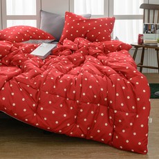 아라레 땡땡이 도트 사계절 촉감좋은 세미마이크로 차렵이불세트