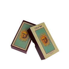 Vieux Monde Express rand Etteia Tarot Deck Trois & uide | 오버사이즈 타로 이집트 | 1800년대 출판 B.P. rimaud, Vieux Monde Express Grand Ette