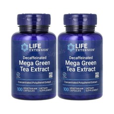 라이프익스텐션 메가 녹차추출물 그린티 725mg 100캡슐 2개 EGCG GreenTea