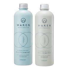 웨이큰마우스워시(플루오르화나트륨)(페퍼민트향) + 웨이큰마우스워시(플루오르화나트륨)(스피아민트향), 1세트