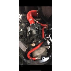 UCC機車精品店 SYM 4MICA 七期發財 125/150 專用進氣管 專利變徑強化矽膠進氣肥腸, 黑色, 1個