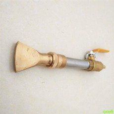 噴頭 不銹鋼桿 六分一寸 高壓灑水車 綠化養護 灌溉長桿 扇形 噴頭 水泵 水槍, 32毫米軟管接頭一寸扇形噴頭水槍,均碼