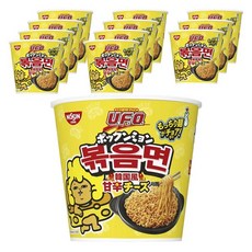 NISSIN 日清 Yakisoba UFO 韓國辣味起司炒麵 79g, 12個