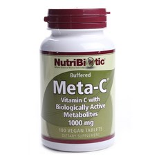 Nutribiotic Meta-C 1000 毫克純素片, 1個, 100入