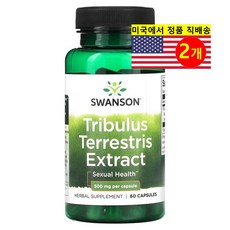 Nature's Life 트리블러스 테레스트리스 추출 500mg Tribulus Terrestris Extract, 2개, 60정