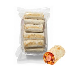 사옹원 냉동 브리또 통소시지 또띠아 간편 점심 간식 650g