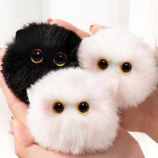 복실복실 초롱초롱 눈 볼터치 고양이 키링