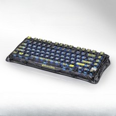 그라바스타 GravaStar K1 Lite 무선 기계식 게이밍 키보드, 클리어 블랙, K1lite explore Black