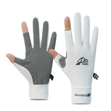 스쿠버장갑 장비 프리 스노쿨링 물놀이 다이빙글러브 화이트 투핑거 S, 화이트 풀핑거