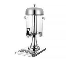 음료 디스펜서 주스 서버 카페 호텔 뷔페 대용량 보관통, 1개, 기본 색상