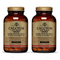 SOLGAR 鈣600保健錠, 120顆, 2罐