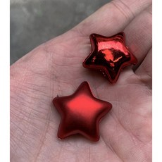 立體星星 佈置用 五角星, 熱情紅, 1個