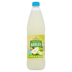 영국 모리슨 Morrisons Apple & Pear Fruit & Barley Squash 누슈가 사과 & 배 & 보리 스쿼시 주스, 6개, 1L