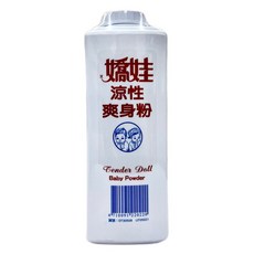 嬌娃 嬰兒爽身粉, 1個, 涼性爽身粉