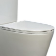 국산 무소음 초슬림 양변기 특대형 댐핑시트, 1개, 화이트