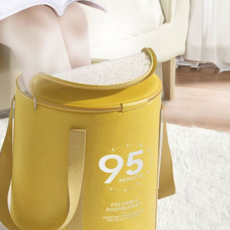 이동형 족욕기 휴대용 발마사지 찜질 수족냉증 휴식 발관리, 상세페이지 참조, 덮개형 족욕가방_옐로우, 1개