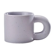 도넛 뭉툭 머그컵 300ml 320ml 400ml 홈카페 머그잔 예쁜머그컵, 1개, 도넛 뭉툭 퍼플