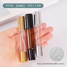 [2in1] 듀얼 헤드 향수 공병 - 스프레이 & 롤온 양방향 소분 용기 휴대용 공병, 2가지 용도로 사용 가능한 소분용기[3개입] (스프레이