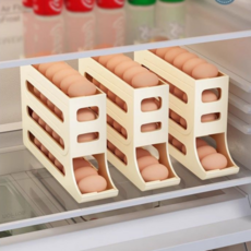 30구 계란 보관함 자동롤링 에그트레이 냉장고 정리 달걀