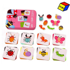 영어학습 IQEQ 영어기초 퍼즐세트 (곤충), 본상품