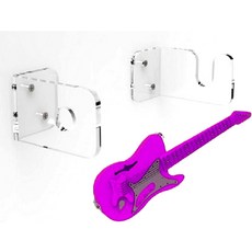 카펜다 기타 벽 후크 비스듬한 어쿠스틱 일렉트릭 베이스 밴조 만돌린을 위한 장착 2팩