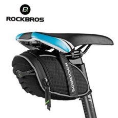 레오파드 3D쉘 방수안장가방, 블루, 1개