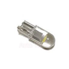 12V T10 아크릴 화이트 확산형 COB LED 전구 미등 실내등 번호판등, 1개
