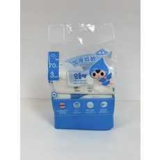 順順兒 加厚低敏無香嬰兒濕紙巾 親膚極厚, 3, 70片, 65gsm