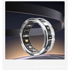 있는 심박수 혈중 산소 운동 건강한 수면 자동 모니터링 및 충전 케이스, 블랙   9  내경 18.7mm, 1개