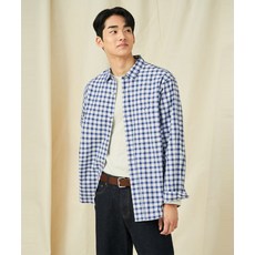 매장정품 빈폴 BEANPOLE MEN 멜란지 체크 셔츠 네이비 (BC5164C31R) BC5164C31R 189776