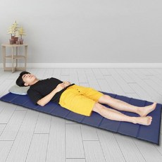 1인용 캠핑매트 접이식 차박 캠핑 이너매트 매트 네이비, 캠핑매트 네이비