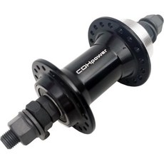 자전거 휠 부품 앞 허브 36홀 알루미늄 합금 100mm 너비, Black, 36H, 1개