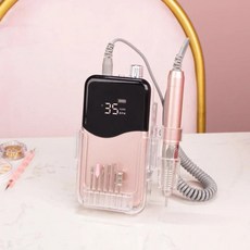 전문가용 브러시리스 핸들 데스크탑 휴대용 무선 전기 네일 드릴 머신, 1개, 1. type C