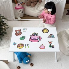 오그레 해피벌스데이 폴딩 테이블, 화이트