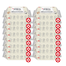 펫둥이 강아지티슈 강아지똥꼬 고양이목욕티슈 70매x16팩