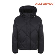 [올포유]여성 다이아 퀼팅 후드 숏 덕다운 점퍼 ALDJMA141-199