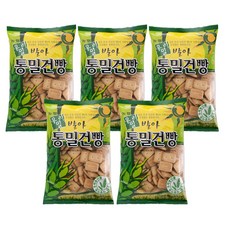 농협 우리밀 발아 통밀 건빵, 5개, 200g