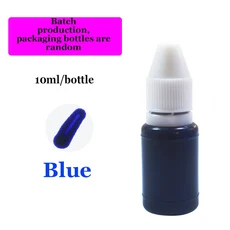 다꾸 다이어리 스템프 도장 표식 10ml 잉크 패드 플래시 스탬프 리필 감광성 씰 오일베이스 사전 스크랩북 Offic, 11 파란