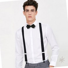 정장 착용 탄성 조절 가능 어깨끈 예복 행사 파티 신랑 하객 남녀 공용 의상