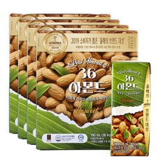 삼육식품 36 아몬드 언스위트, 190ml, 64개