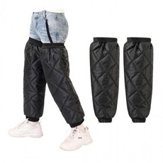 패딩 방풍 레그워머 지퍼형 다리보호대 무릎워머 다리토시, HS패딩방한레그워머(2P)