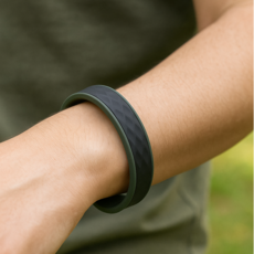 씨엔알비 톡 튀는 정전기 차단 방지 팔찌, 블랙, 1개