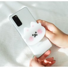 젤리크루 망상리토끼 하트쿠키 곰머그톡 캔디톡 하트탄붕이그립톡 핑크곰톡 현타토끼톡 꽃카톡 에어팟톡 밤톨톡 달붕이톡, 1개, 대왕뽀양톡