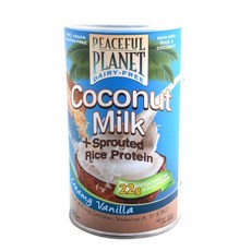 VegLife 椰奶+發芽米蛋白粉 奶油香草味, 1個, 448克